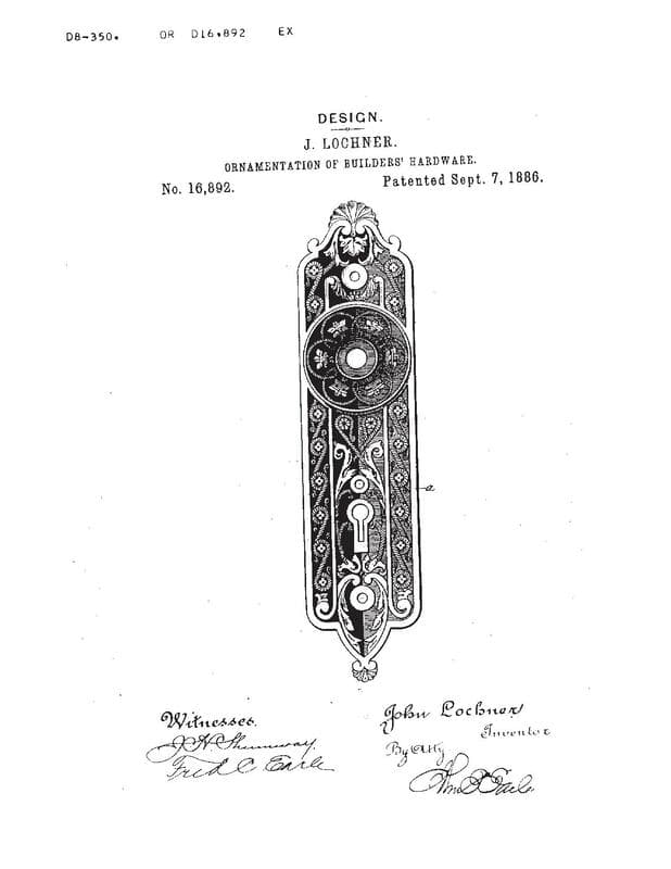 United States design patent D0016892